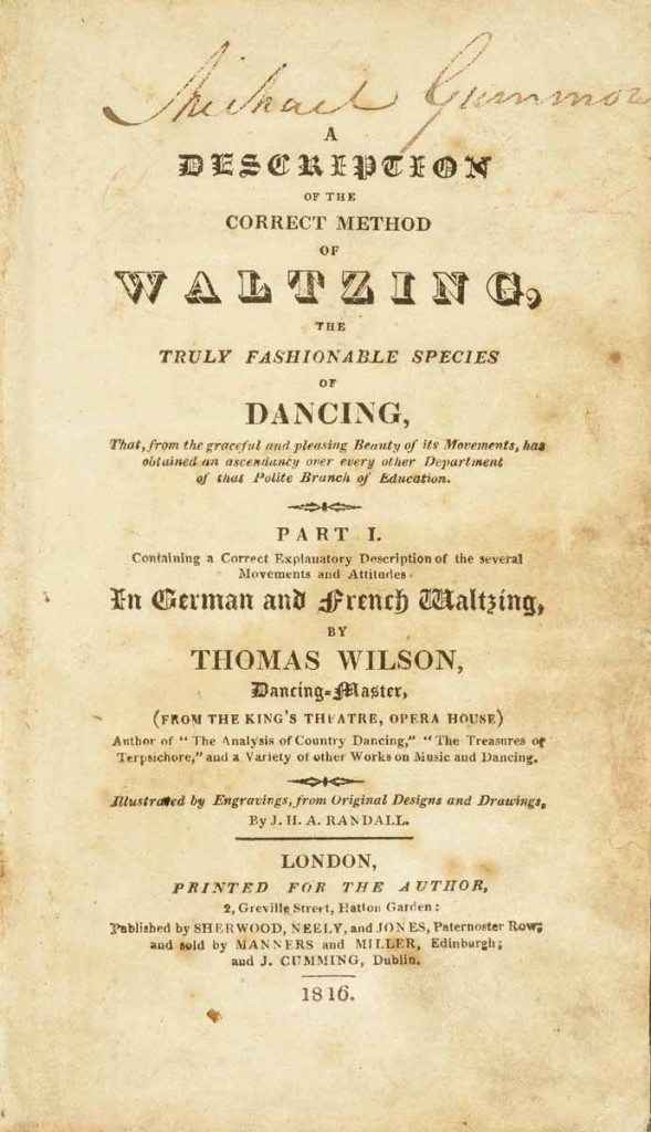 Winterthur Library, Dance, GV1761_W75_Title-page